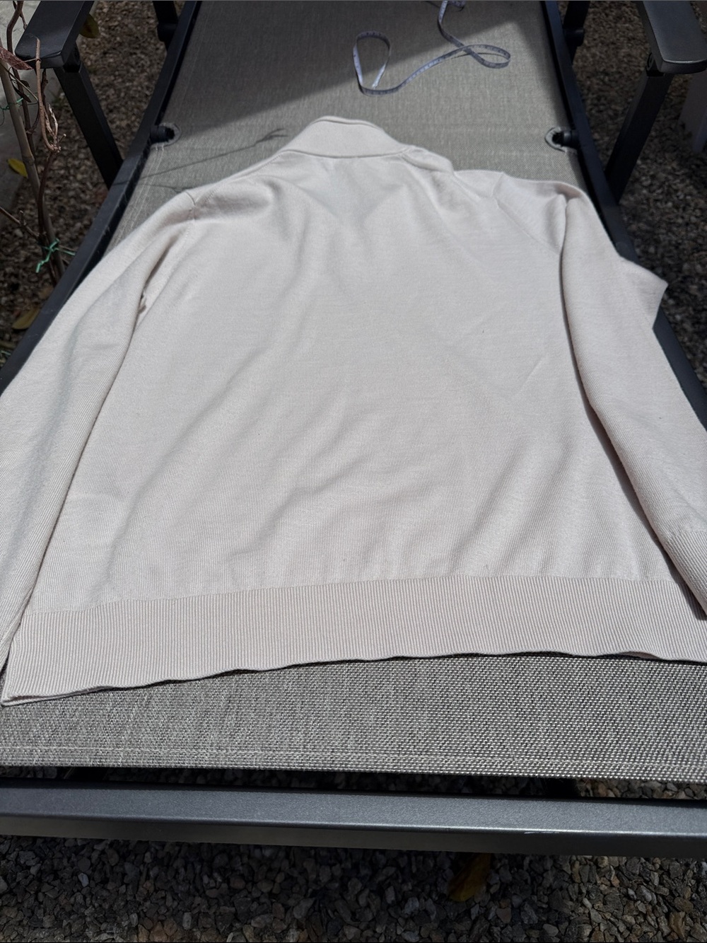 Reiss Men's Zip-Neck Sweater in Beige - Picture 6 of 8